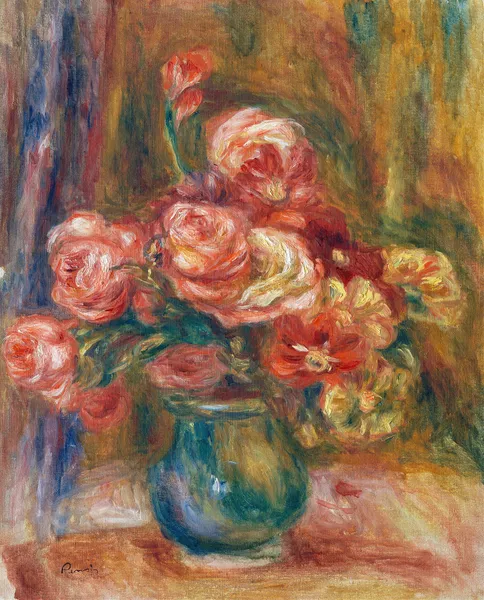 Vase of Roses av Pierre-Auguste Renoir
