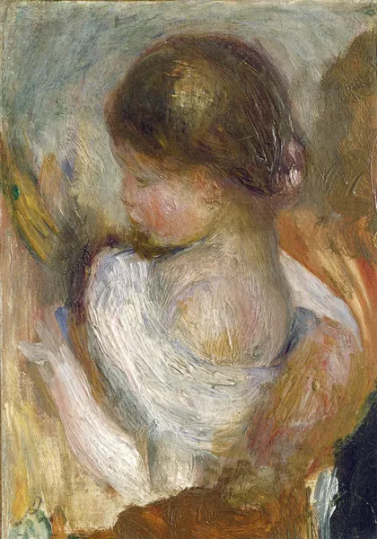 Young Girl Reading av Pierre-Auguste Renoir