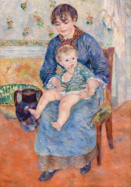 Young Mother (Jeune mère) av Pierre-Auguste Renoir
