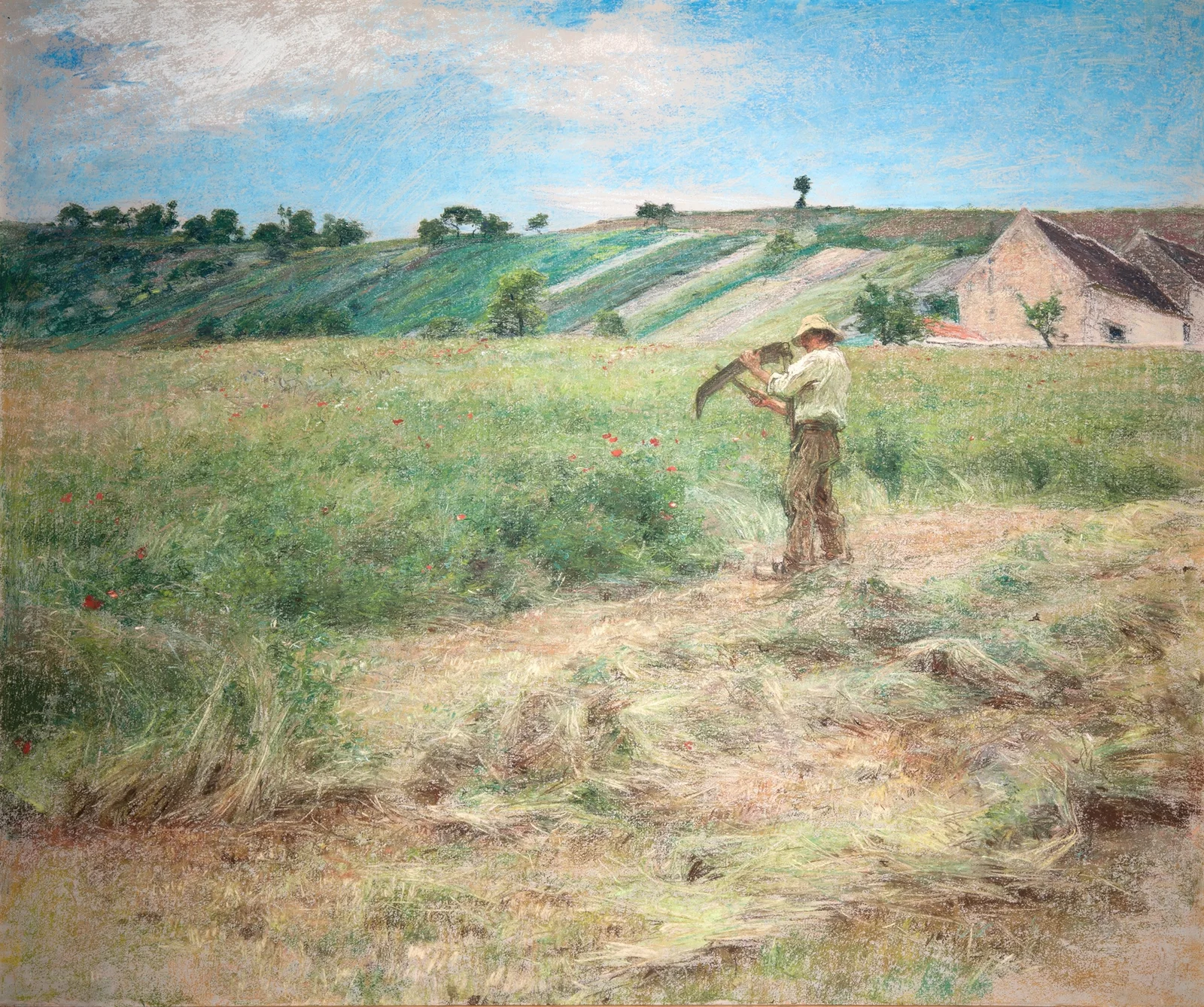 Haymaking av Léon Augustin Lhermitte