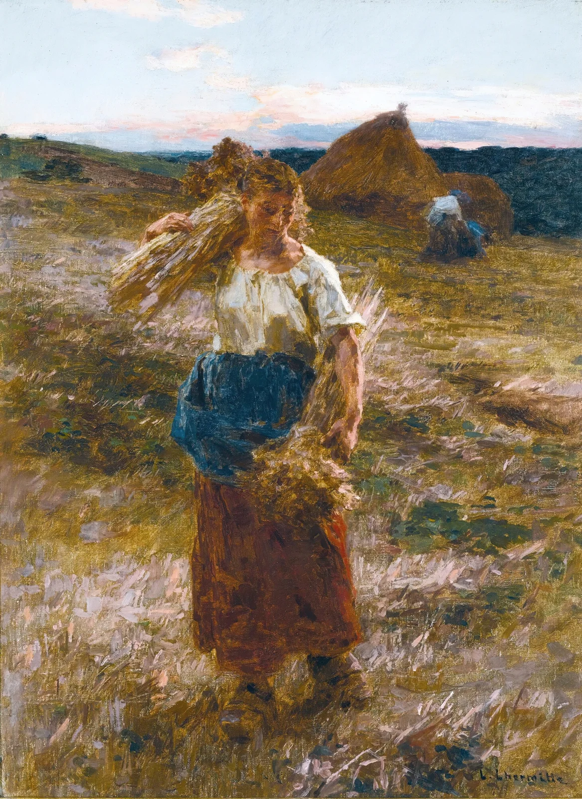 La glaneuse av Léon Augustin Lhermitte