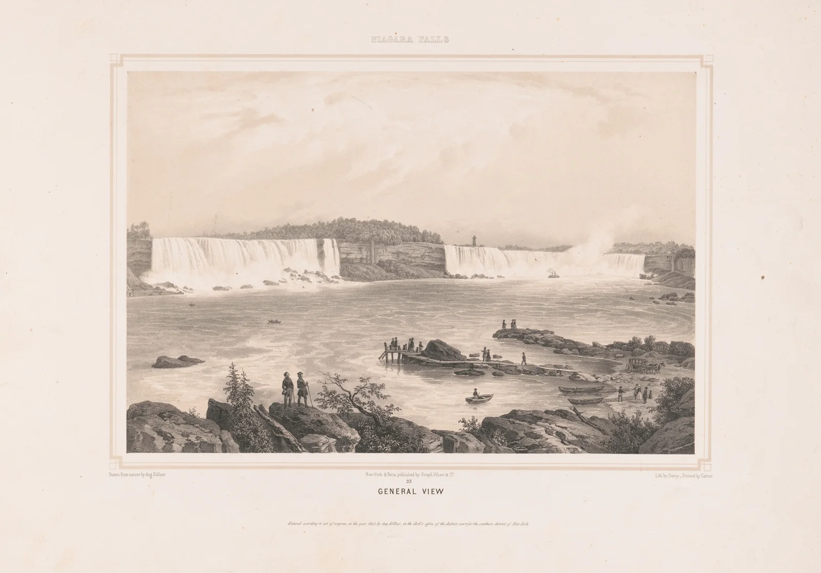 Niagara Falls general view av Augustus Köllner