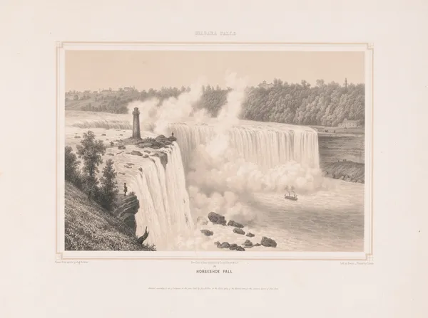 Niagara Falls Horseshoe Fall av Augustus Köllner