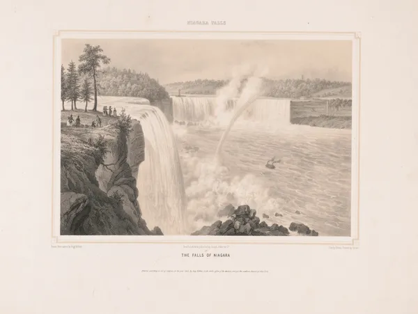 Niagara Falls the falls of Niagara av Augustus Köllner