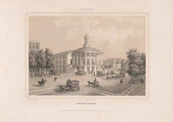 Philadelphia merchant’s exchange av Augustus Köllner