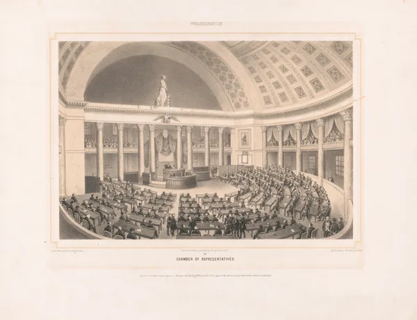 Washington. Chamber of representatives av Augustus Köllner