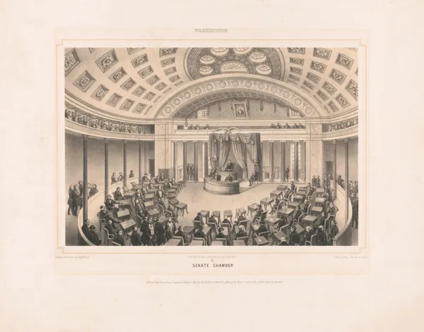 Washington. Senate chamber av Augustus Köllner