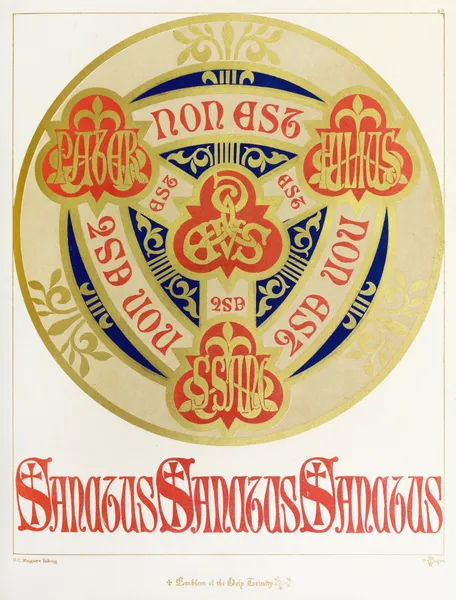 Emblem of the most Holy Trinity av Augustus Pugin