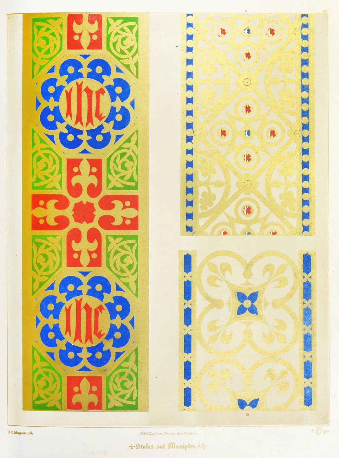 Stoles and Maniples 2 av Augustus Pugin