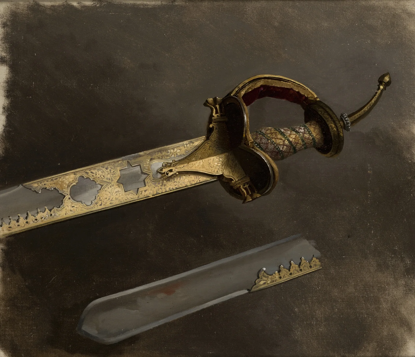 Study of a Sabre av Stanisław Chlebowski