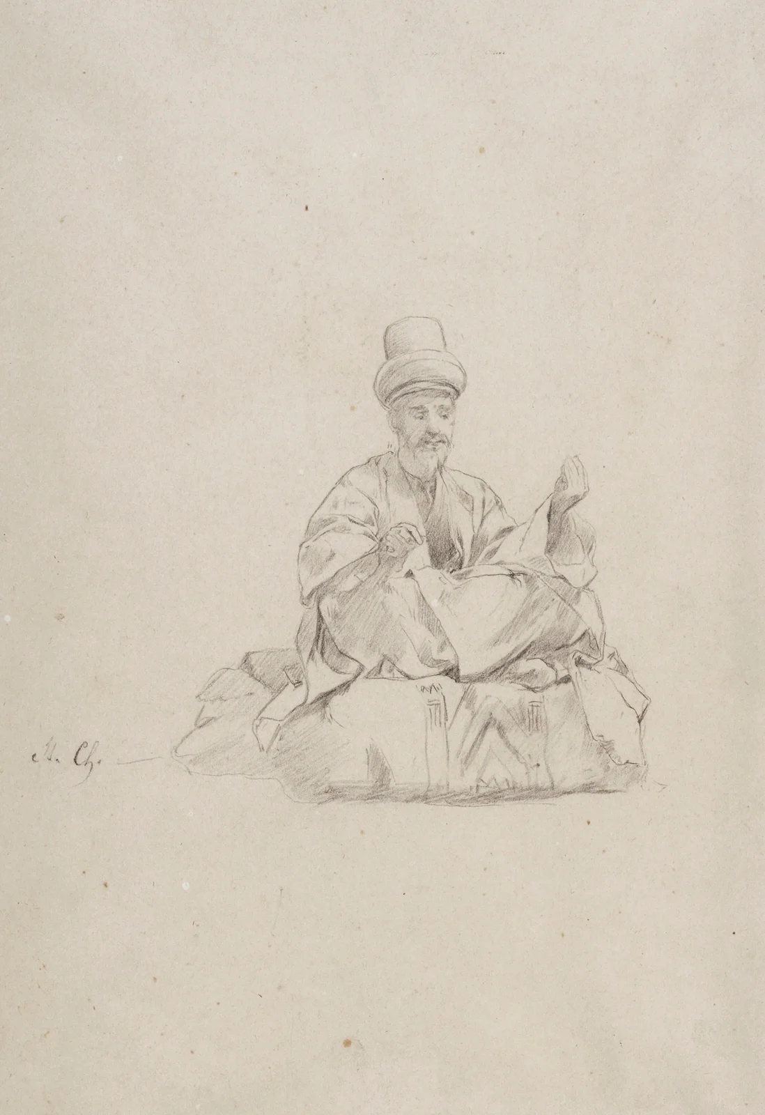 Turkish sage – study av Stanisław Chlebowski