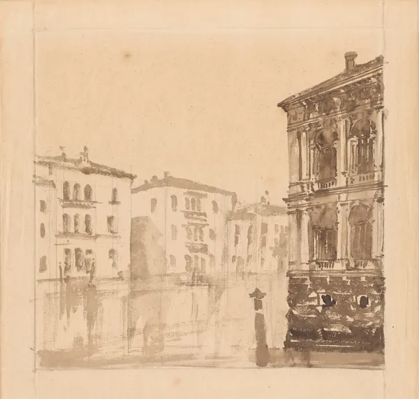 Venice in fog av Stanisław Noakowski