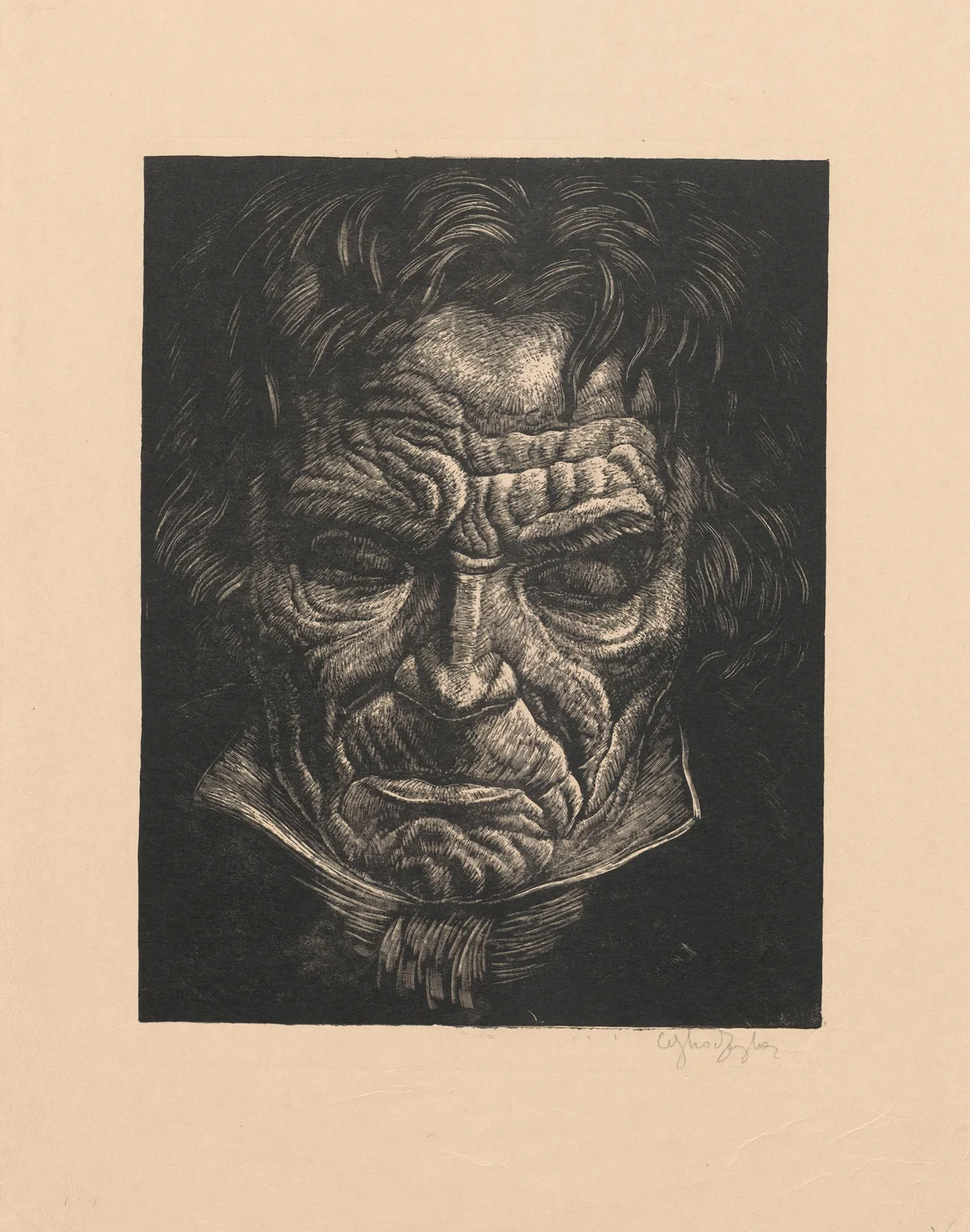 Beethoven av Władysław Skoczylas