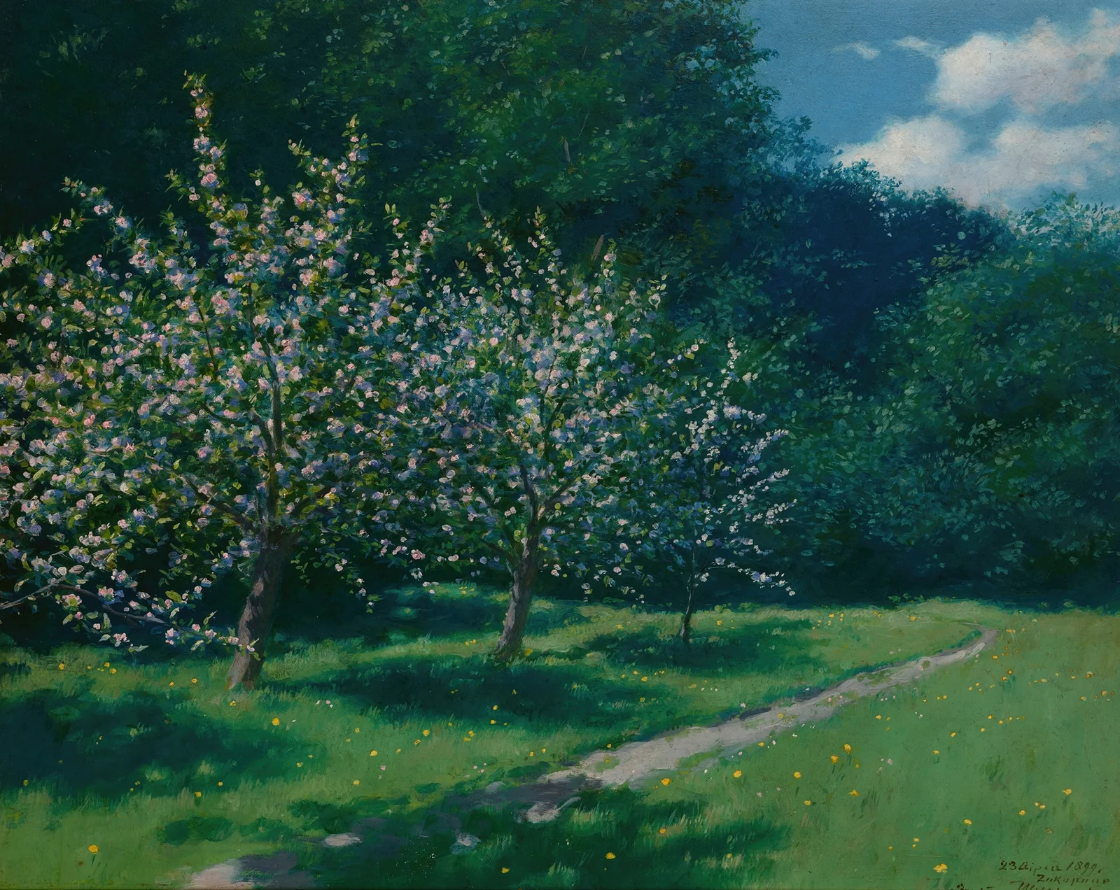 Apple-Trees in Bloom av Stanisław Witkiewicz