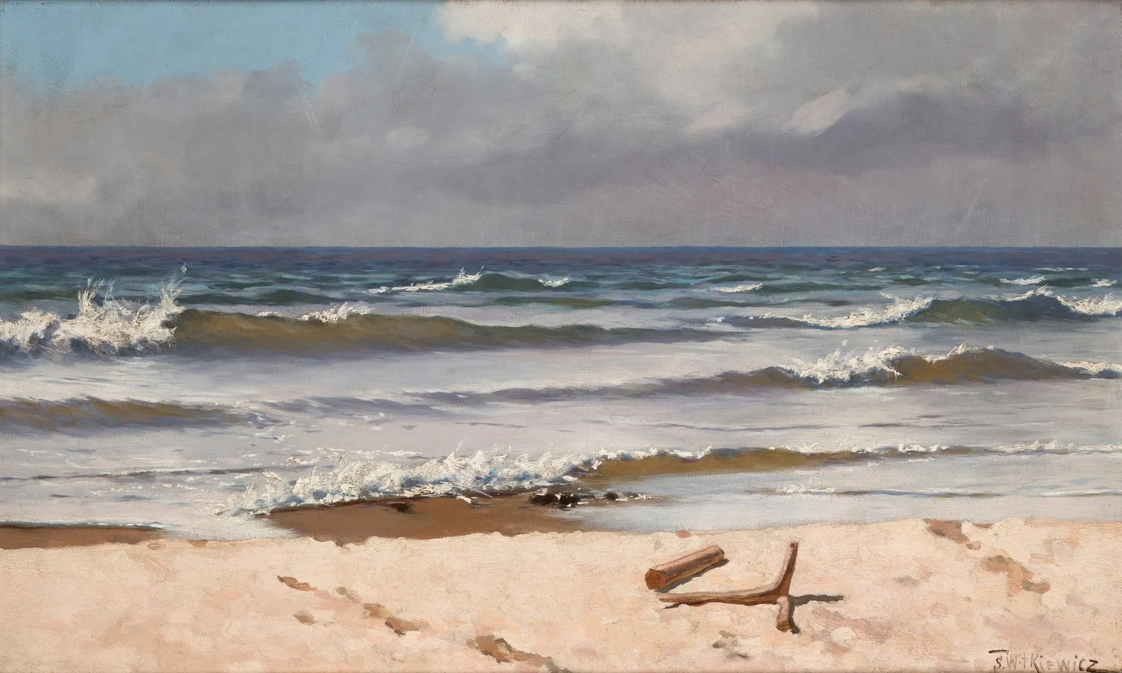 Coast at Połąga av Stanisław Witkiewicz