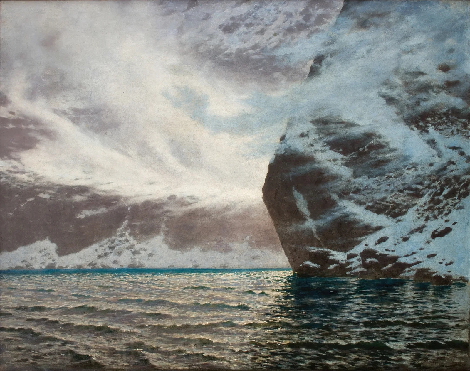 Czarny Staw (The Blake Lake) – Blizzard av Stanisław Witkiewicz