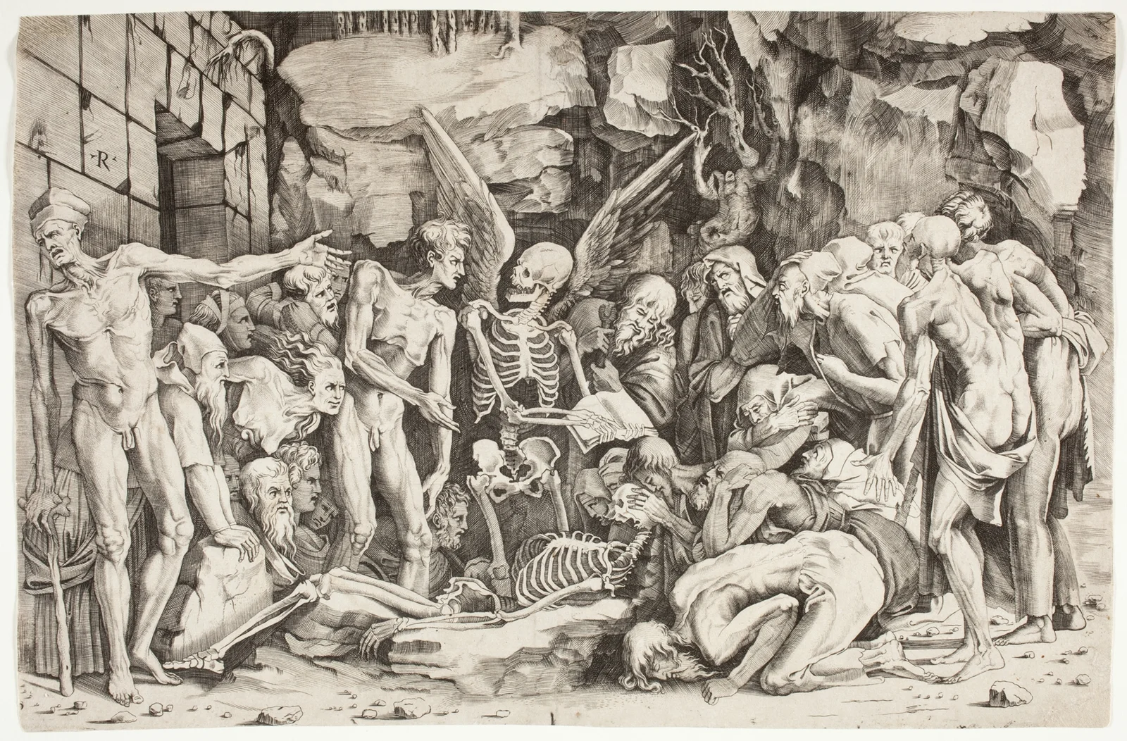 The Skeletons av Baccio Bandinelli
