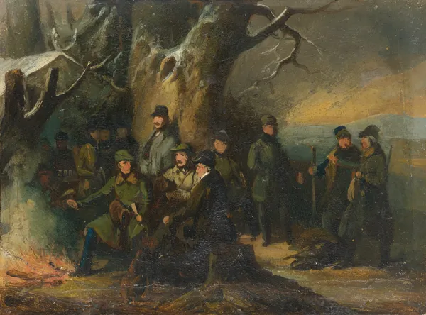 Grand ducal hunting party, 1842 – nr 1 av Johann Baptist Kirner