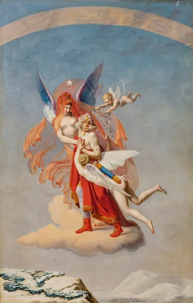 The Four Seasons-Winter av Jean Baptiste Debret