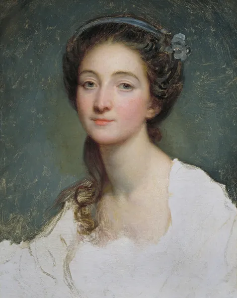 Portrait of a Woman – nr 1 av Jean-Baptiste Greuze