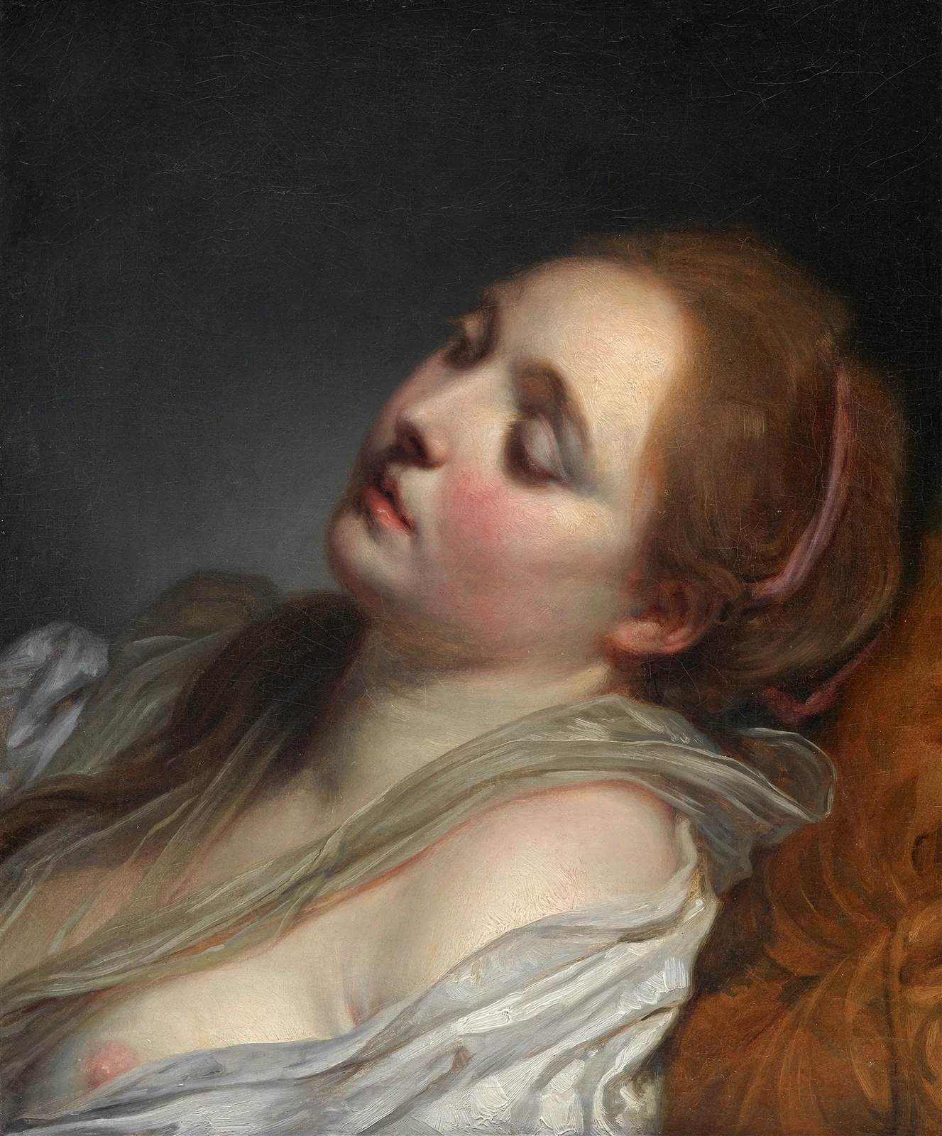 The Dreamer av Jean-Baptiste Greuze