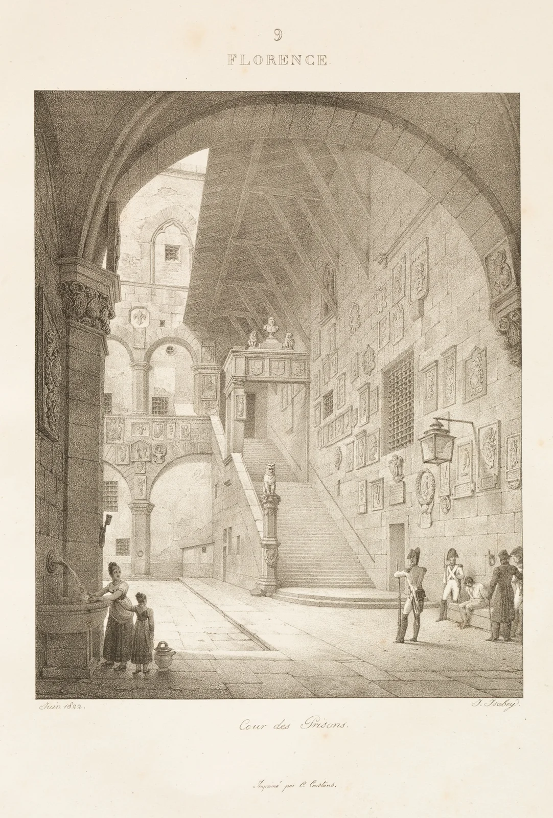 Florence av Jean-Baptiste Isabey
