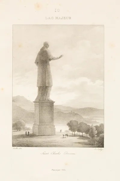 Lac Majeur, 1833 – nr 1 av Jean-Baptiste Isabey