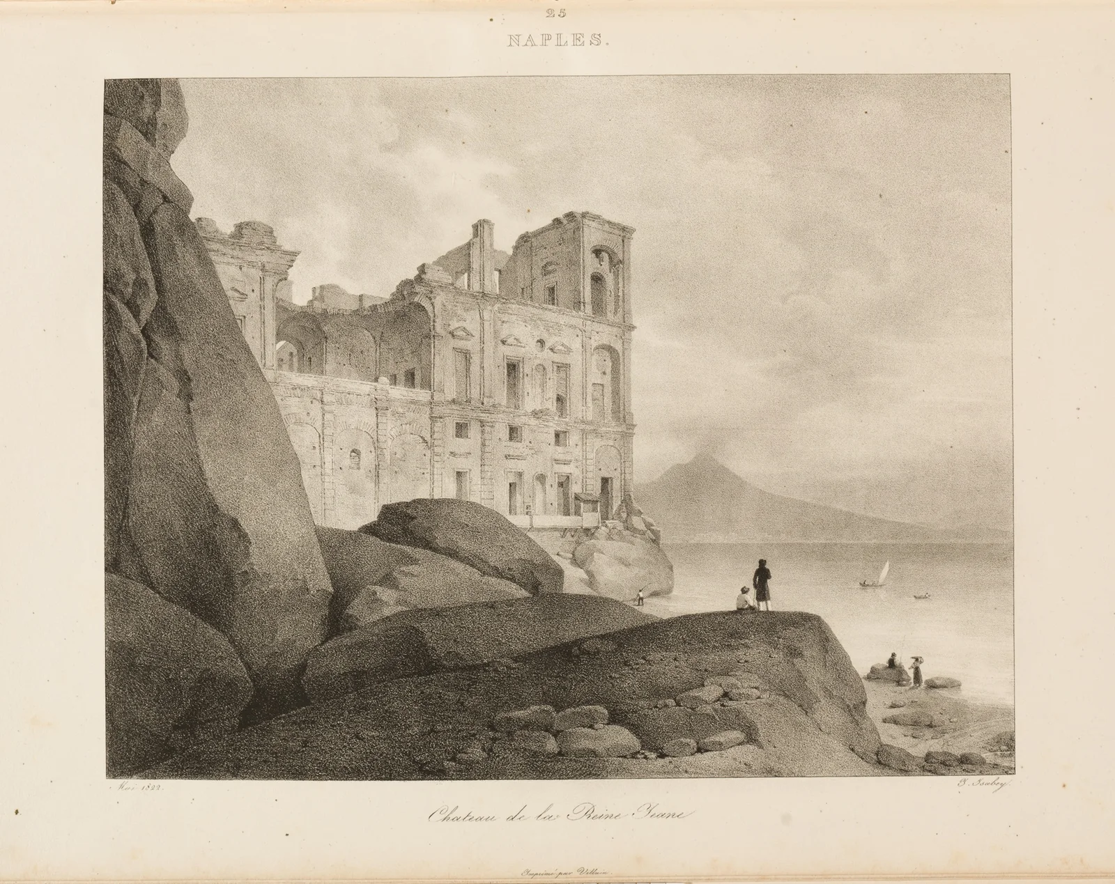 Naples av Jean-Baptiste Isabey