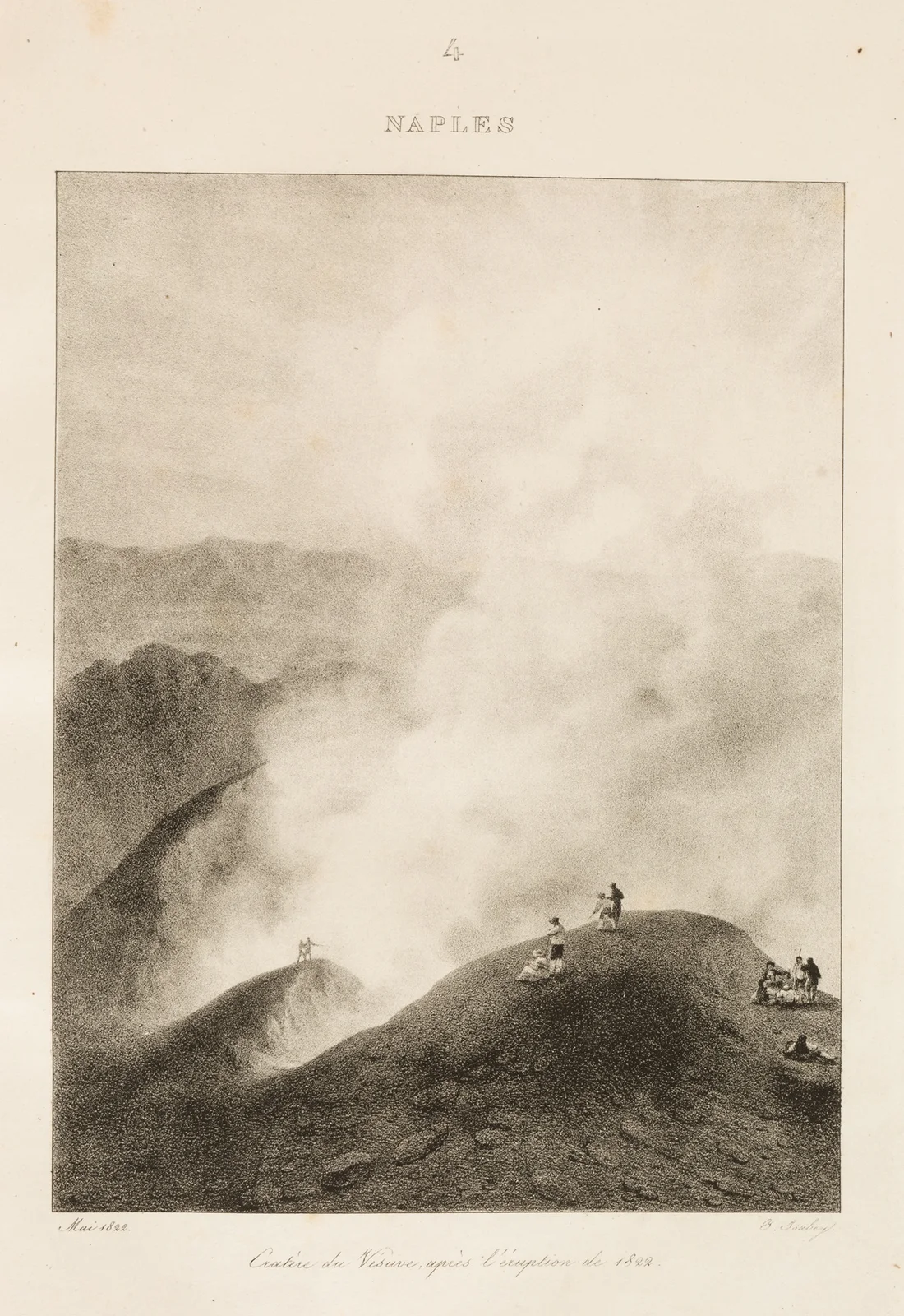 Naples av Jean-Baptiste Isabey