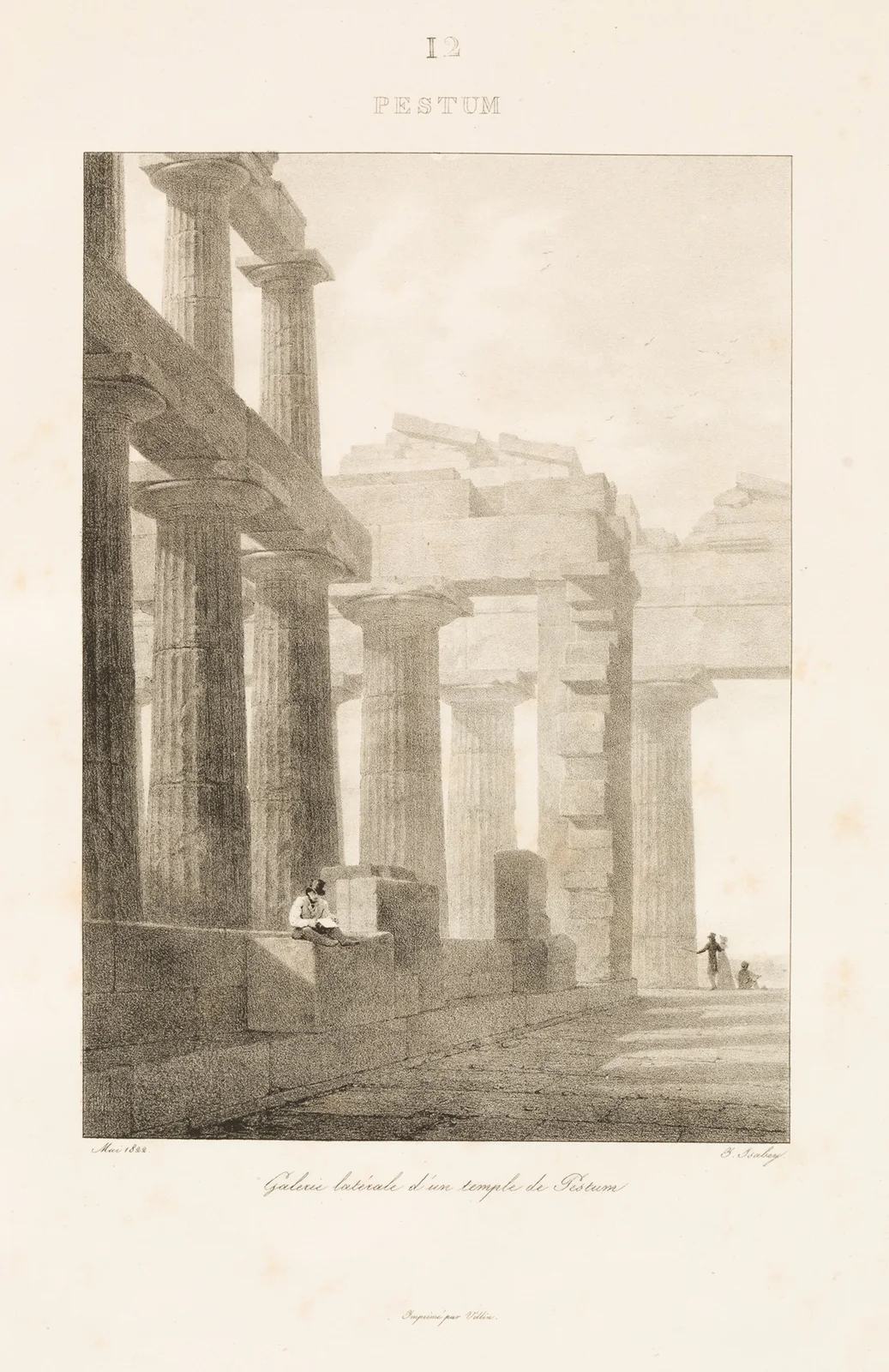 Pestum av Jean-Baptiste Isabey