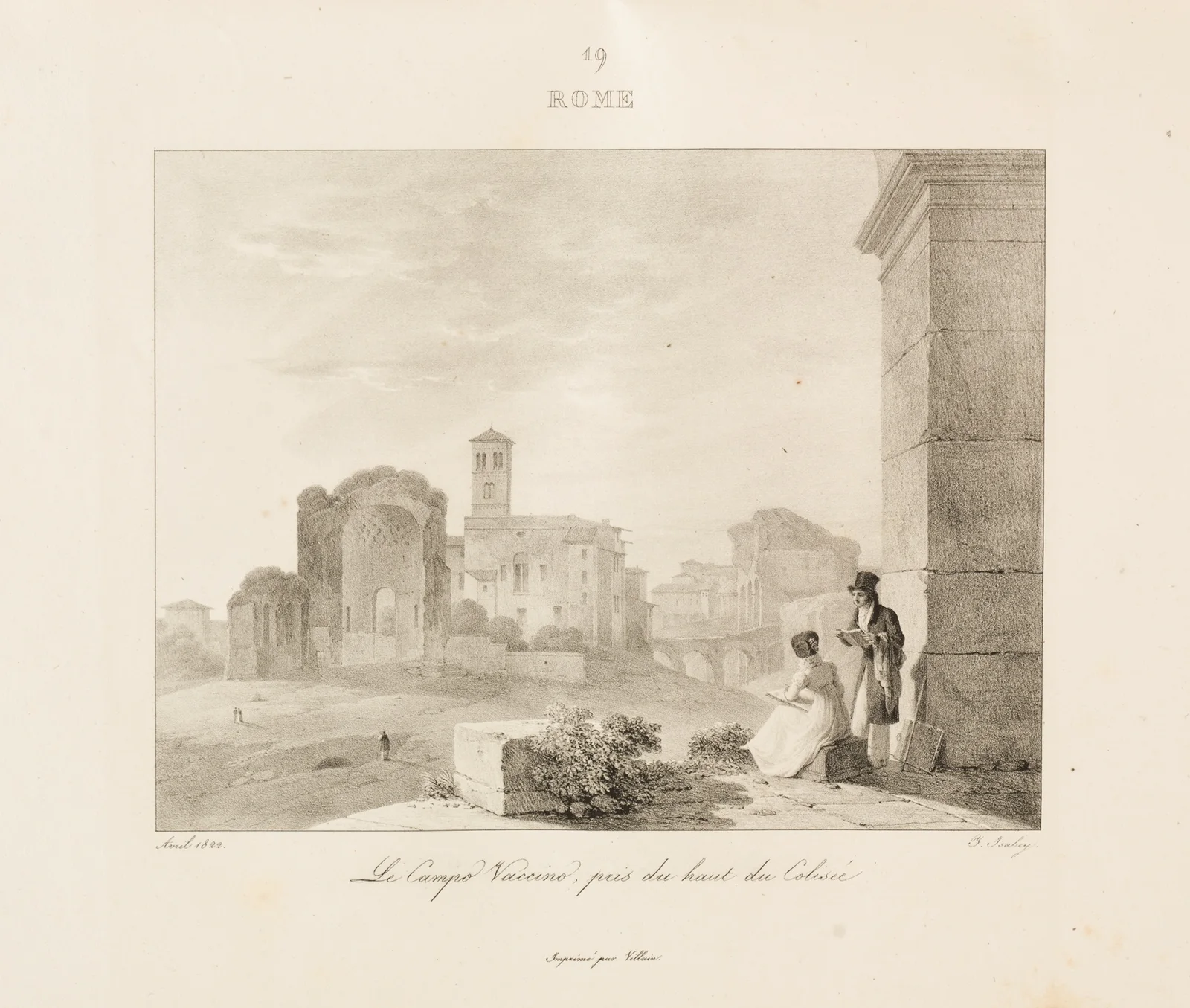 Rome av Jean-Baptiste Isabey