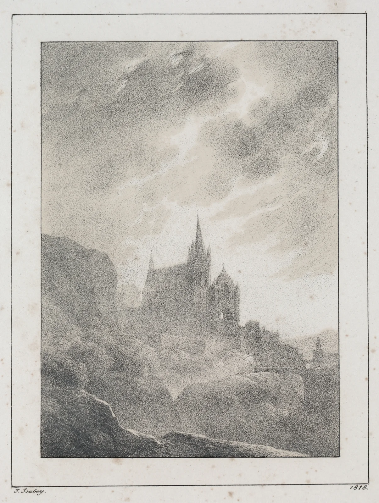 The Cathedral av Jean-Baptiste Isabey