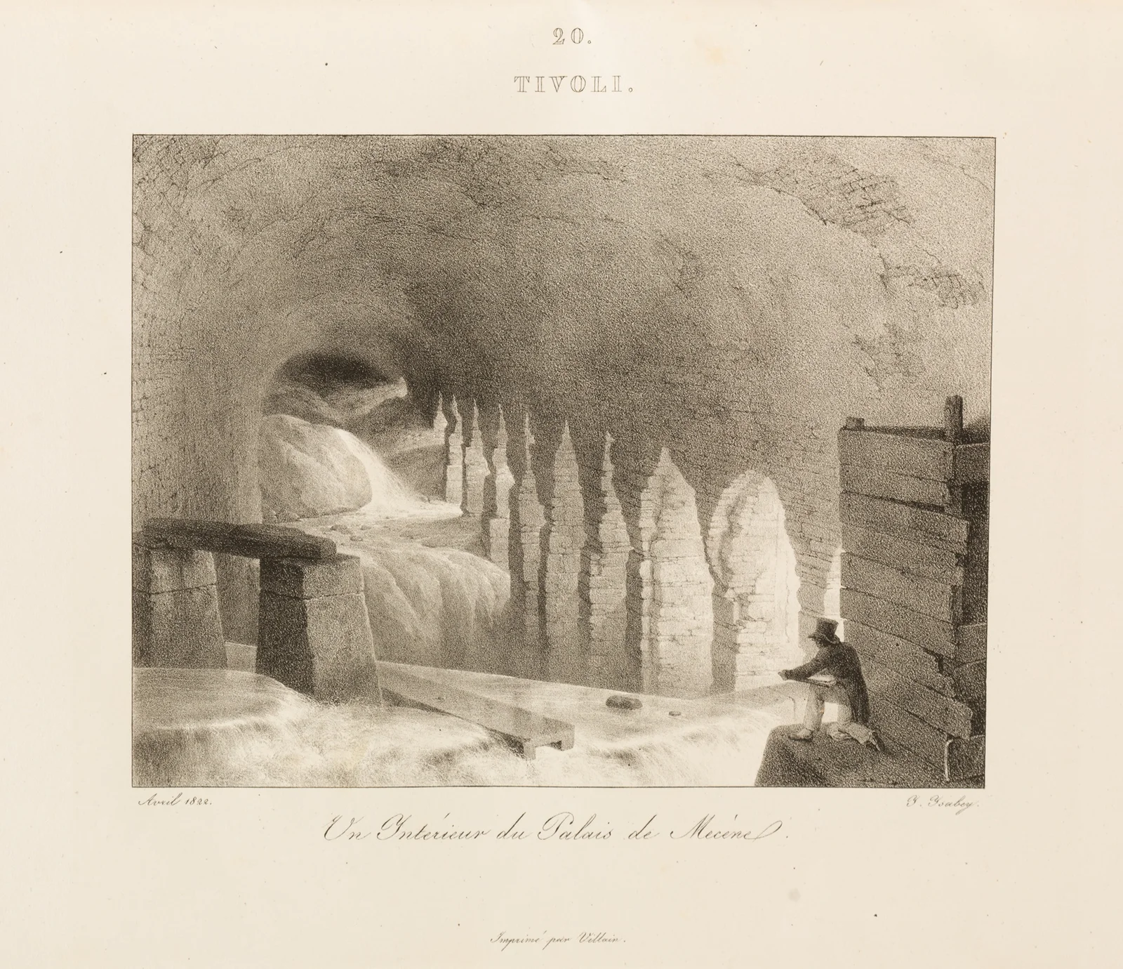 Tivoli av Jean-Baptiste Isabey