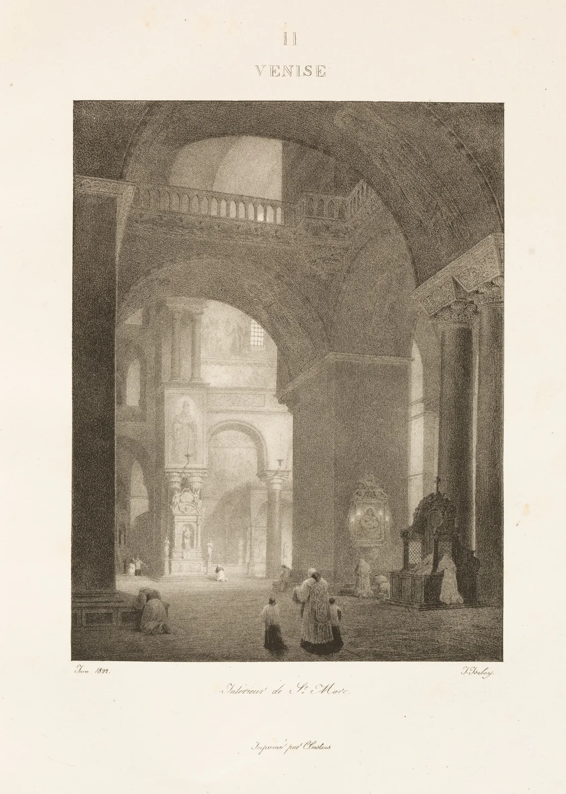 Venise av Jean-Baptiste Isabey