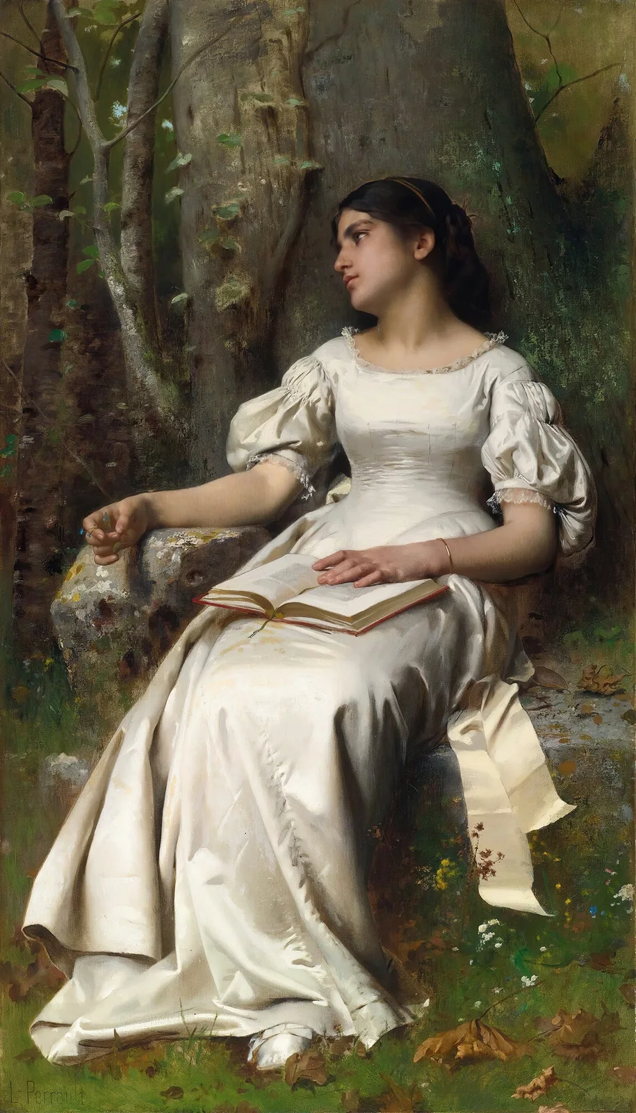 Meditation av Léon-Jean-Basile Perrault