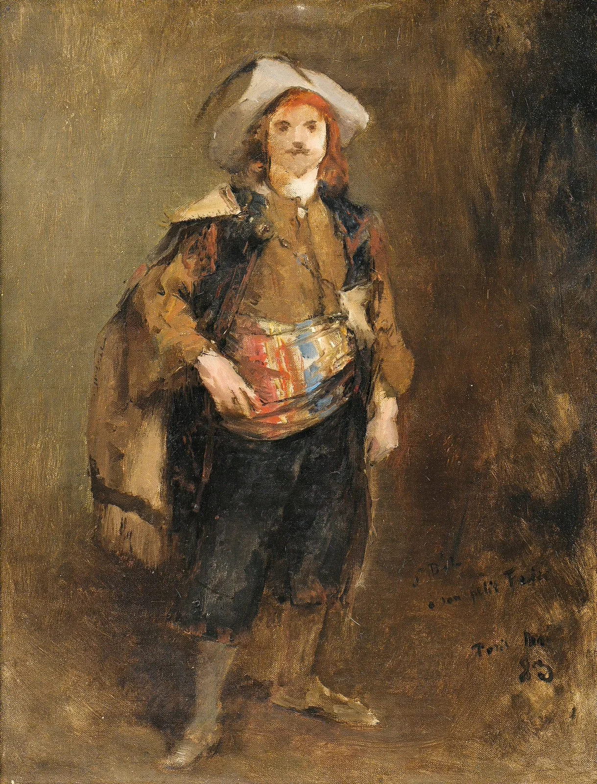 Emile Dressed As Cyrano av Jules Bastien-Lepage