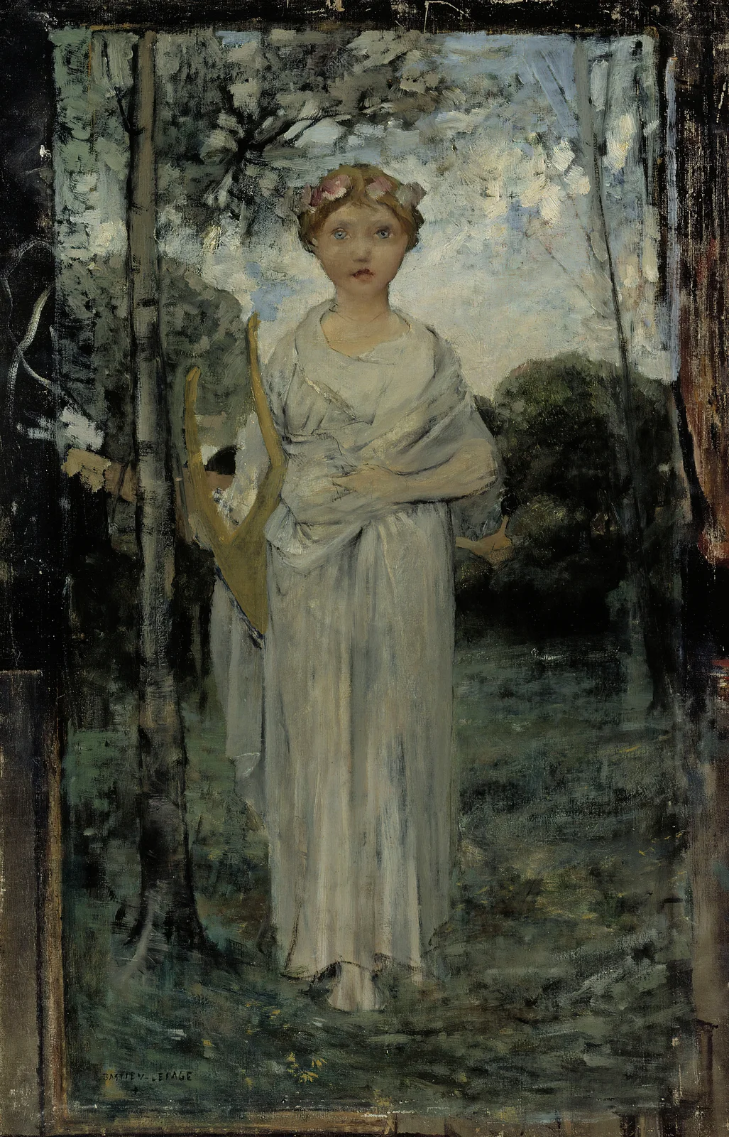 Muse, Study av Jules Bastien-Lepage
