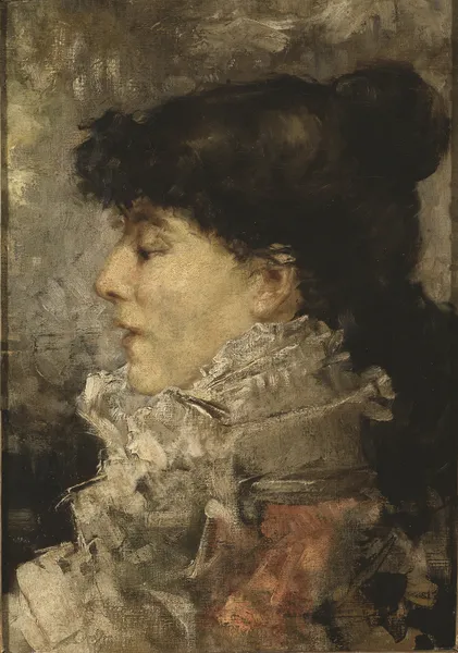 Portrait of Sarah Bernhardt av Jules Bastien-Lepage