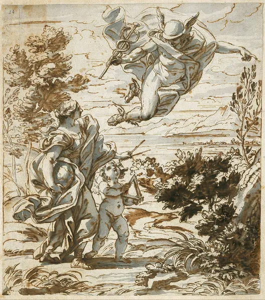 Mercury Leading Geography av Giovanni Battista Gaulli