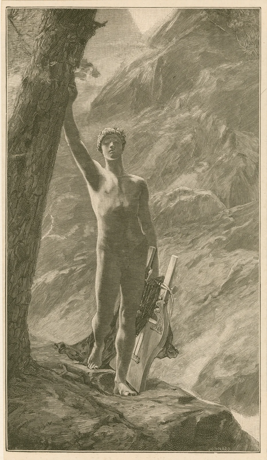 Orpheus av Jean-Joseph-Benjamin Constant