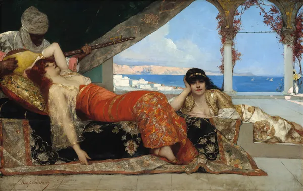 The Favorite of the Emir av Jean-Joseph-Benjamin Constant