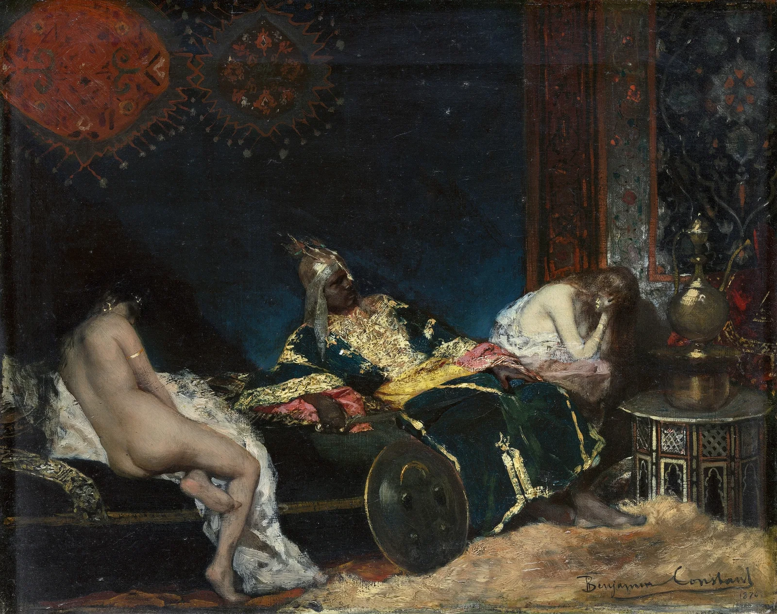The Serbian Concubine av Jean-Joseph-Benjamin Constant