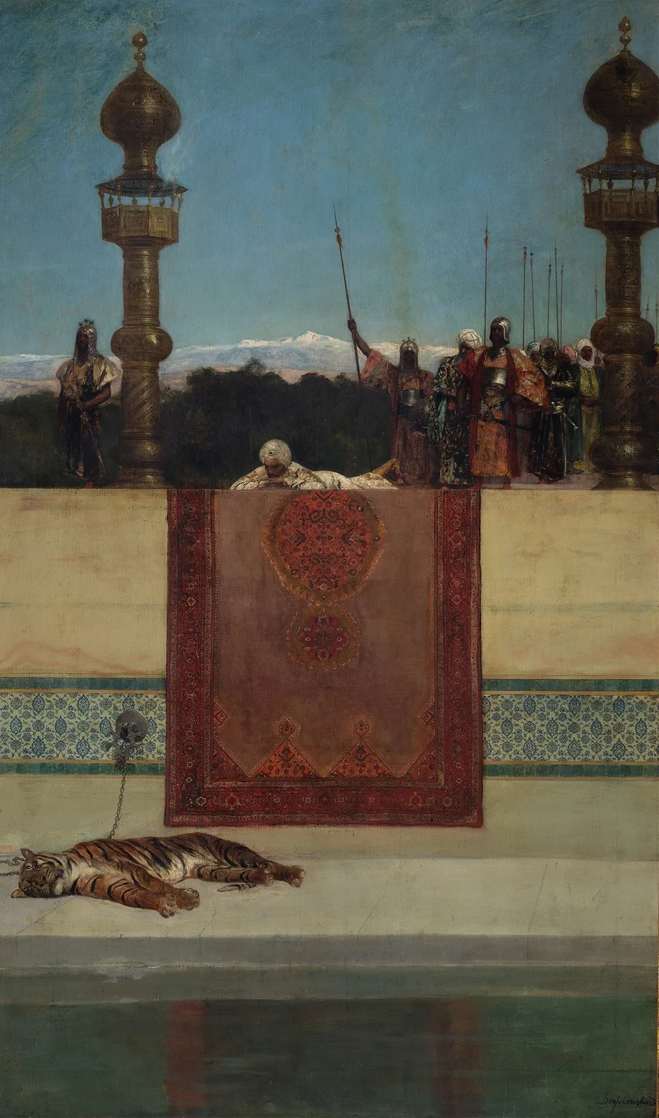 The Sultan’s Tiger av Jean-Joseph-Benjamin Constant