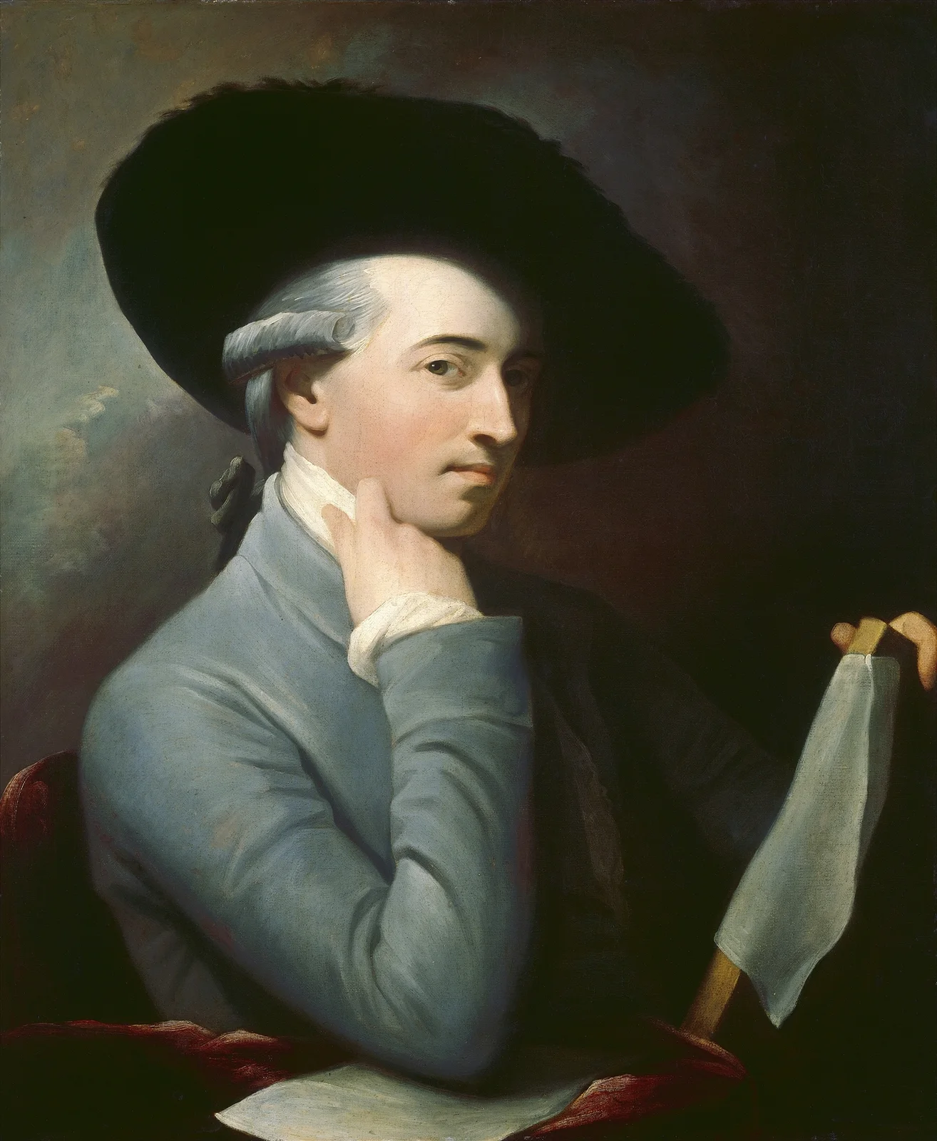 Benjamin West Portrait av Benjamin West