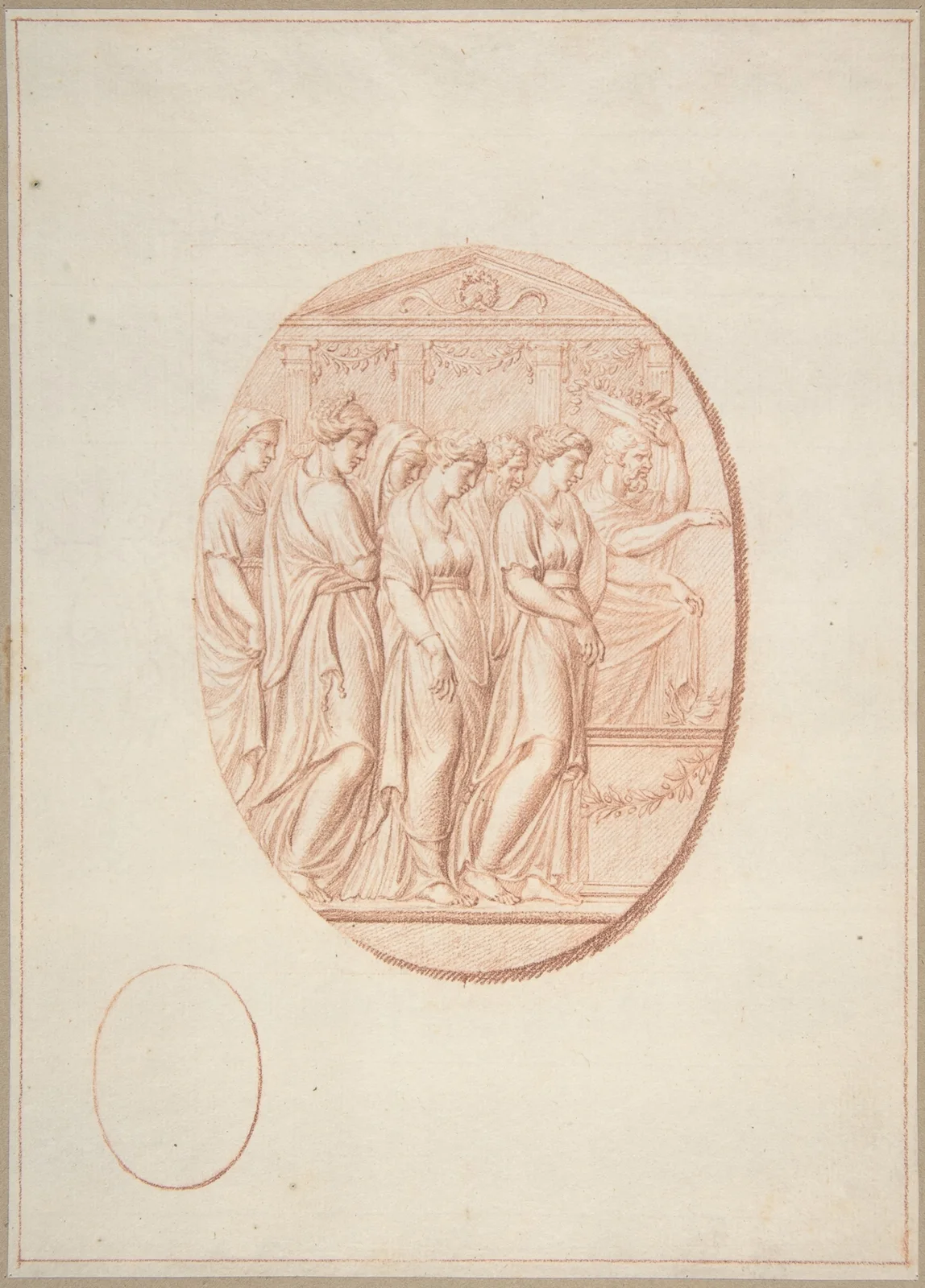 Figures before an Altar av Bernard Picart