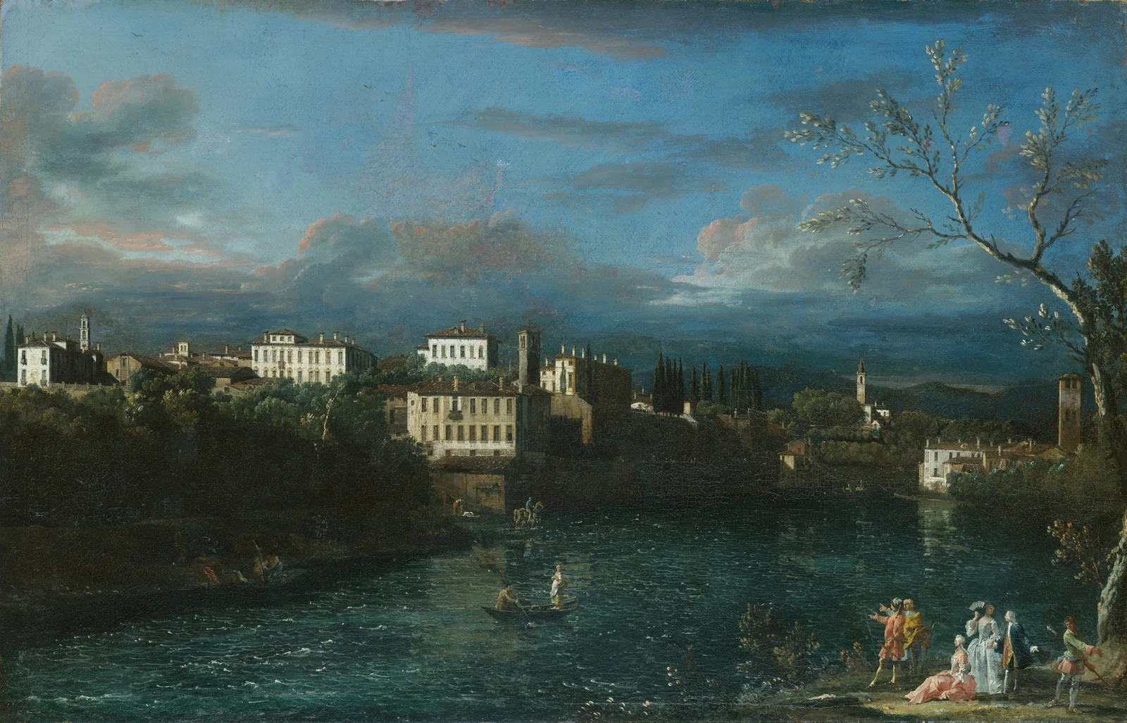 Vaprio d’Adda av Bernardo Bellotto
