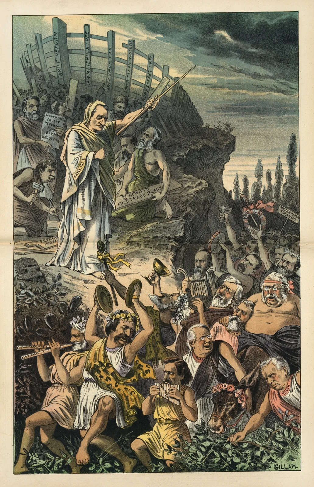 Building the ark av Bernhard Gillam