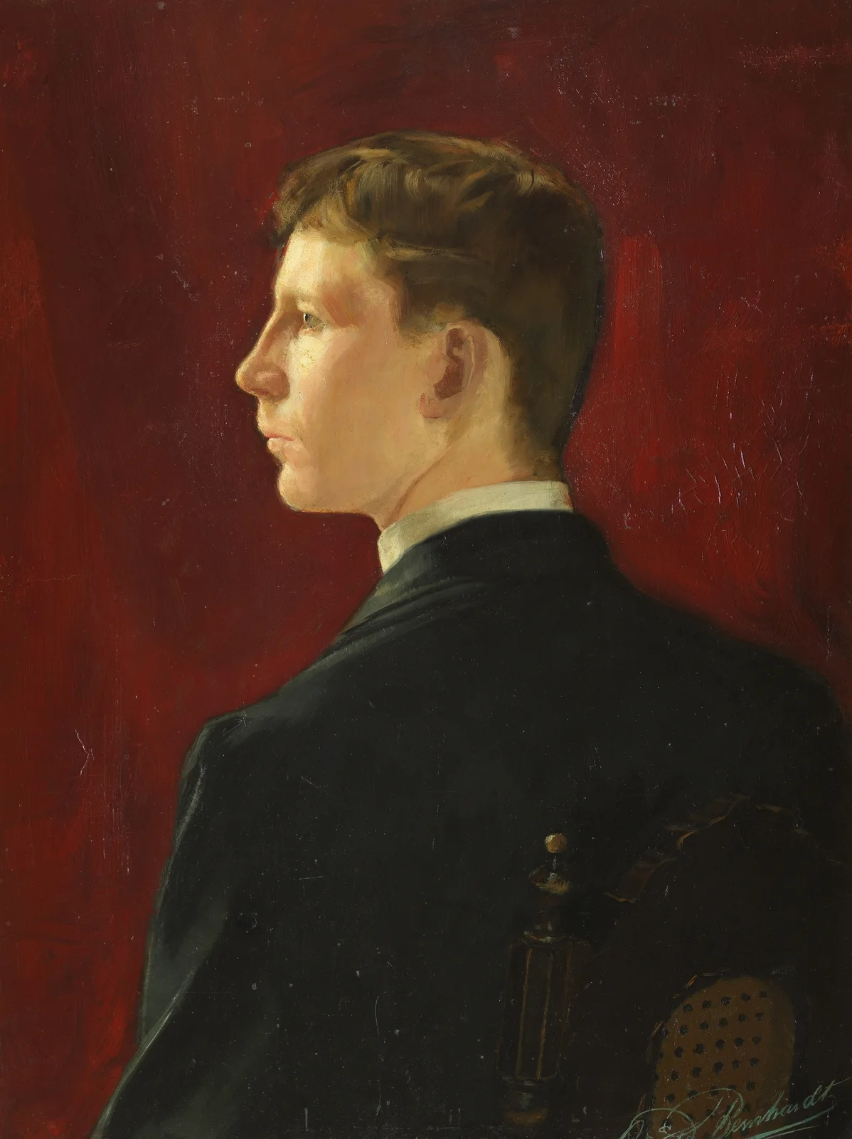 Självporträtt av Bernhard Österman