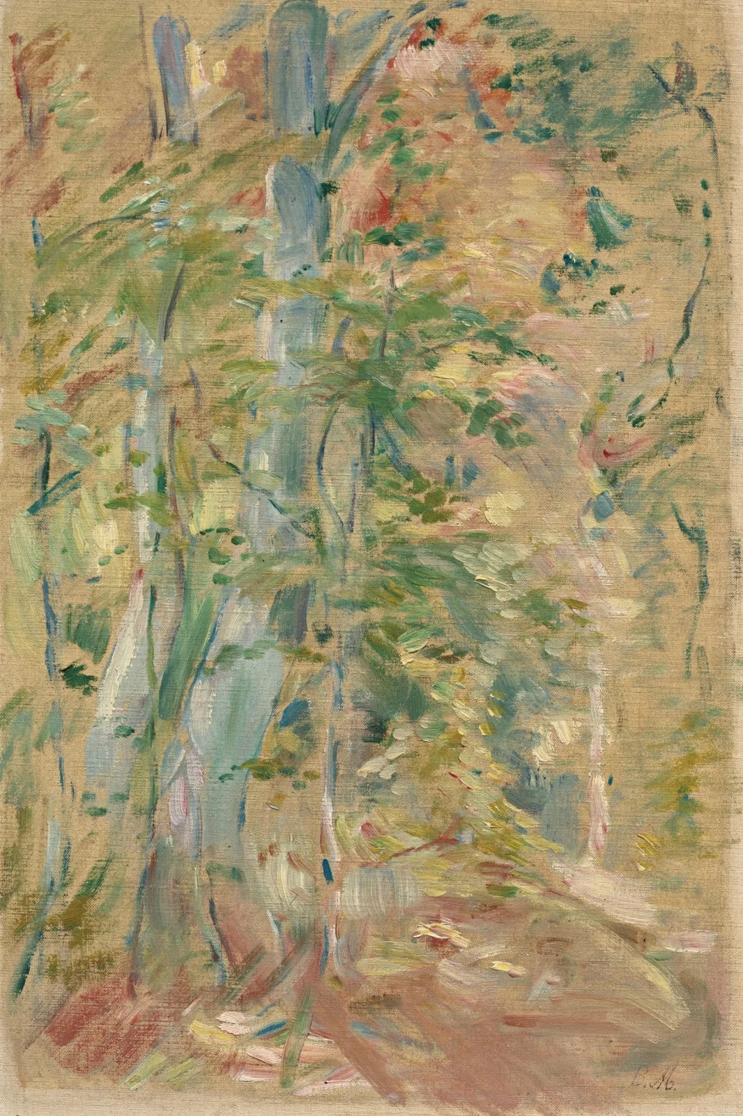 Étude de forêt av Berthe Morisot