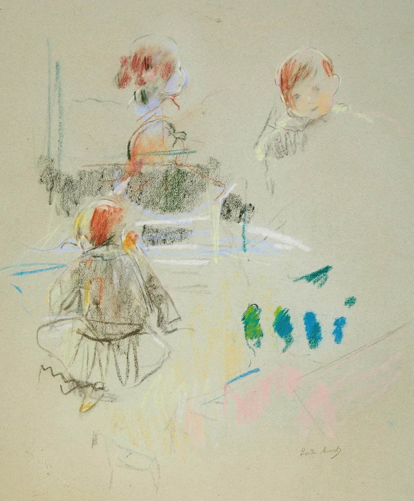 Etude d’enfant av Berthe Morisot